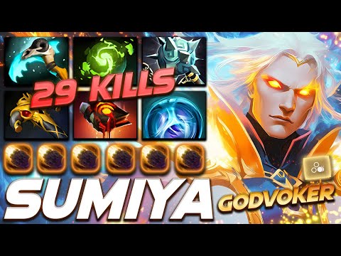 Sumiya Invoker GODVOKER 29 KILLS - Dota 2 Pro Gameplay [Watch & Learn]