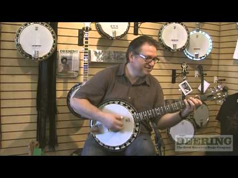 Deering Boston Acoustic-Electric 6-String Resonator Banjo Guitar (with Case) image 10