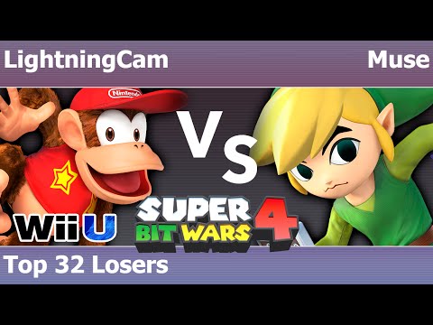 SBW4 Smash 4 - LightningCam (Diddy) vs TC | Muse (Toon Link) - Top 32 Losers