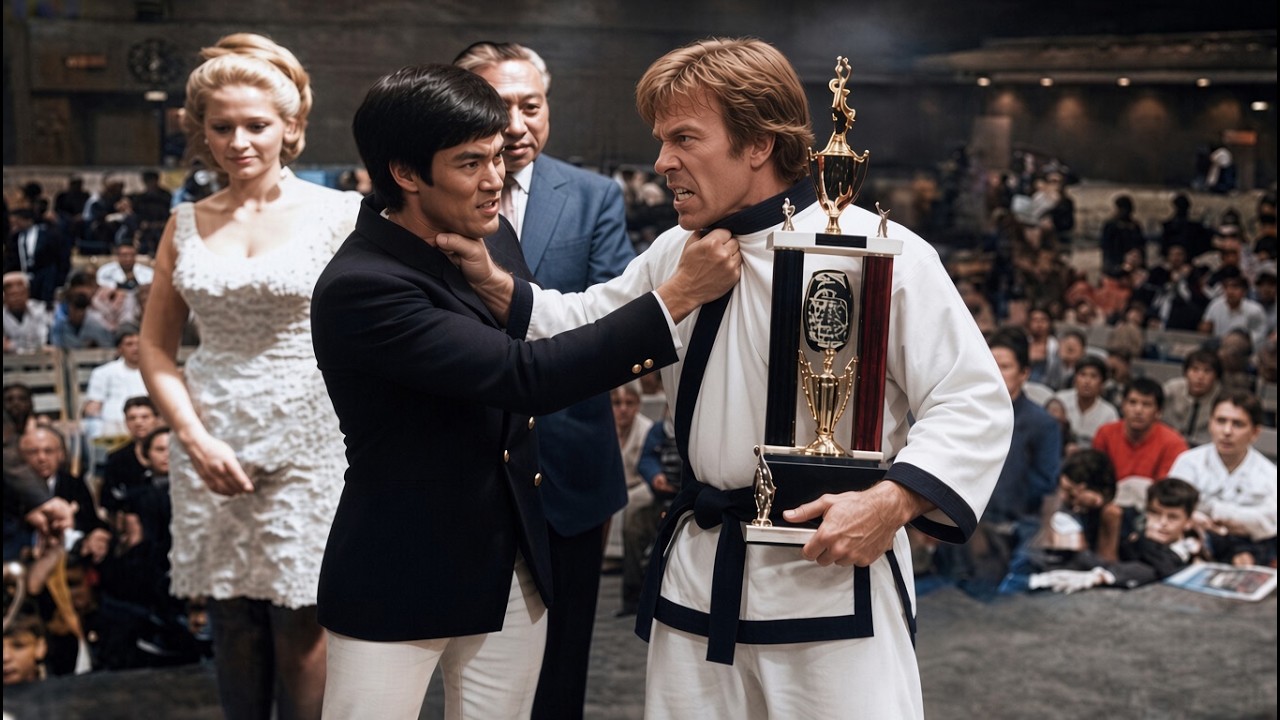 We FINALLY Have Footage Of Bruce Lee's REAL Fight Against Chuck Norris In 1972!【FULL FIGHT】