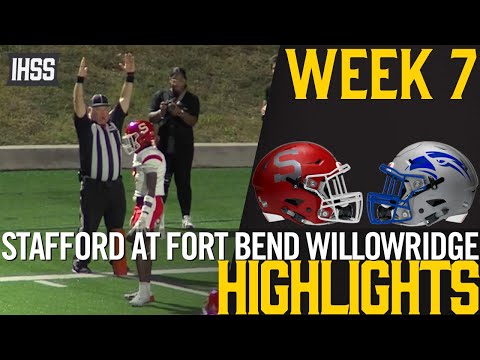 Stafford vs. Fort Bend Thriller! High School Football Highlights