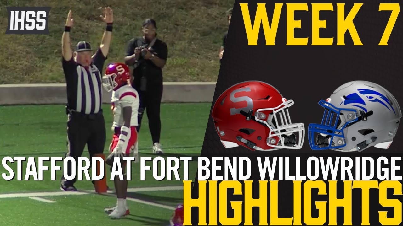 Stafford vs. Fort Bend Thriller! High School Football Highlights