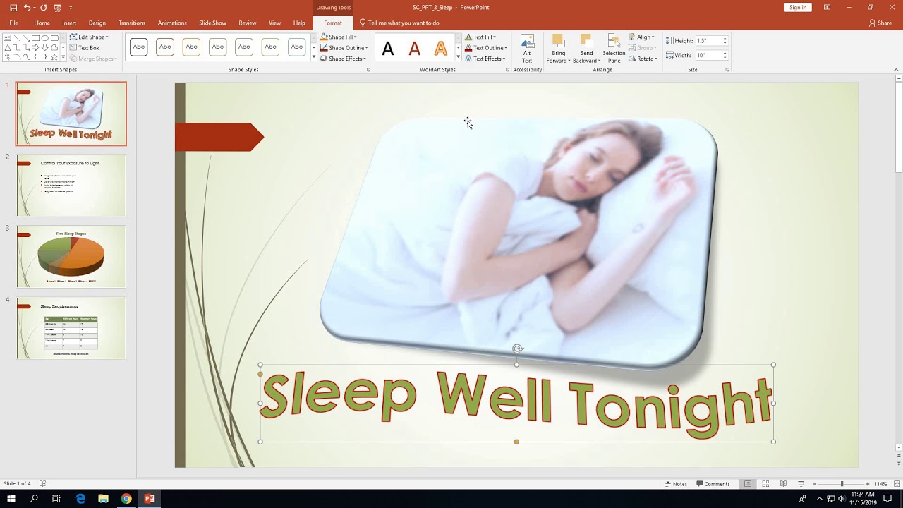PowerPoint 2019 Module 3 Demonstration Part 3
