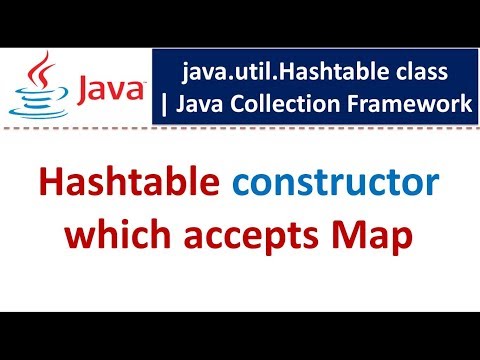 Hashtable Constructor Which Accepts Map Java Collection Framework
