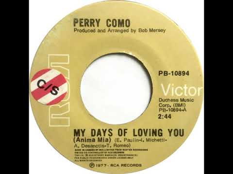 My Days Of Loving You (Anima Mia) cover