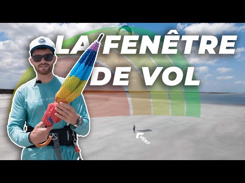 Comprendre la fenêtre de vol en kite (avec un parapluie)