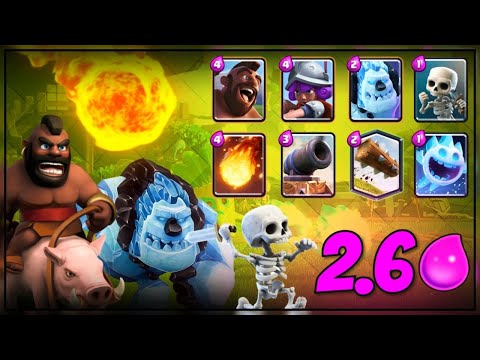 THE ULTIMATE F2P DECK - 2.6 HOG CYCLE - Clash Royale