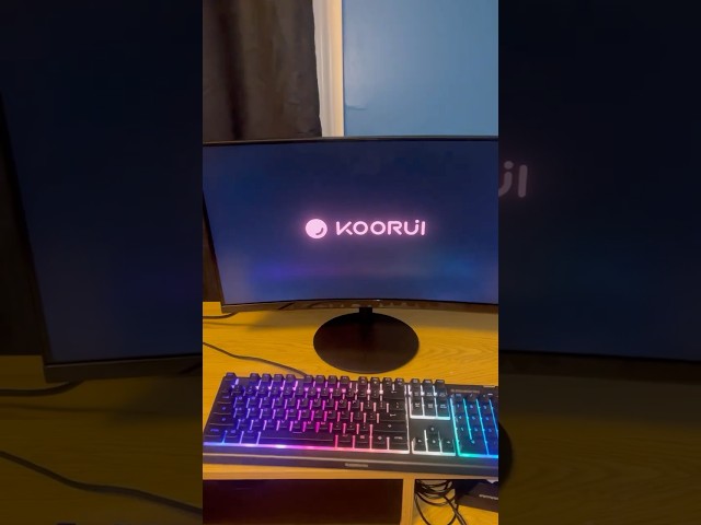Vídeo relacionado con KOORUI Monitor 27 Pulgadas,Monitor Gaming 240Hz, Pantalla Ordenador FHD, 1ms, Adaptive Sync (1920 x 1080p, DCI-P3 90%, SRGB 100%, HDMI, DisplayPort, VESA 75x75)