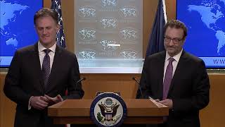 Briefing with Assistant Secretary David Schenker and Counterterrorism Coordinator Ambassador Sales.