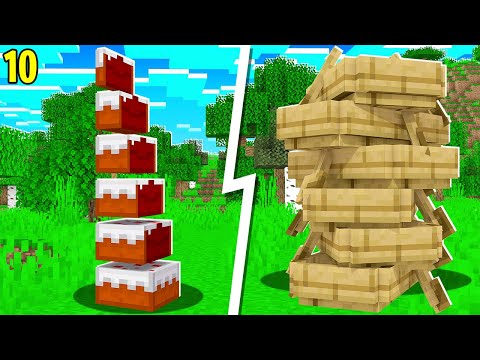 10 ESCADAS MAIS RÁPIDAS DO MINECRAFT
