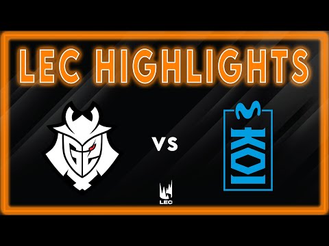 G2 vs MKOI Highlights | LEC 2026 Versus | G2 Esports vs Movistar KOI by Onivia