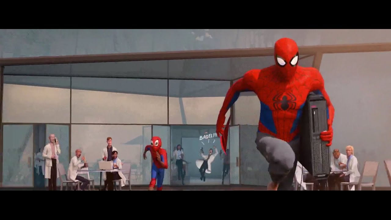 Bagel joke (Spider-Man Into the Spider-Verse) - YouTube