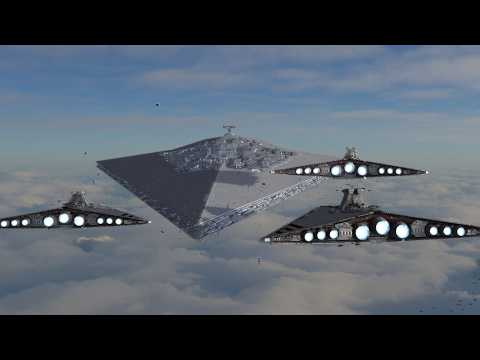 Republic Secutors vs Empire Executor - Star Wars Empire At War Remake