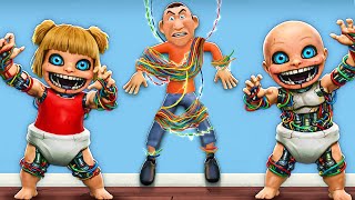 Download lagu Baby & Girlfriend Become ROBOTS! mp3