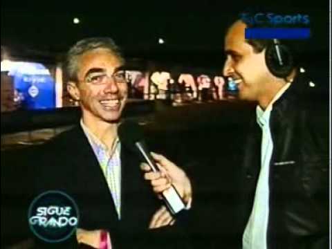 Matias Rossi y una vuelta a bordo al circuito de Junin.