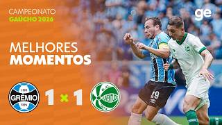 GRÊMIO 1 X 1 JUVENTUDE | MELHORES MOMENTOS | SEMIFINAL CAMPEONATO GAÚCHO 2026 | sportv