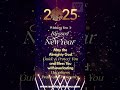 2025 Animated Happy New Year Blessings GIF Video With Sound Shorts By Wordsjustforyou Com
