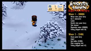 Download lagu #32 Master Walkthrough Winter 1-3 [Harvest Moon: Back to Nature] [LONGPLAY] mp3