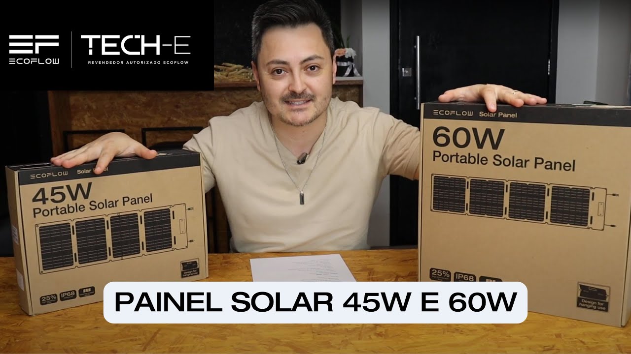 Painel 45 e 60W da EcoFlow