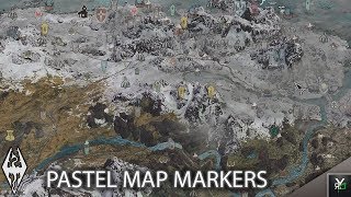 PASTEL MAP MARKERS: Quality of Life Mod!!- Xbox Modded Skyrim Mod Showcase