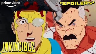 The Horrifyingly Epic Train Crash Fight Scene From The Finale of Invincible *SPOILERS* | Prime Video