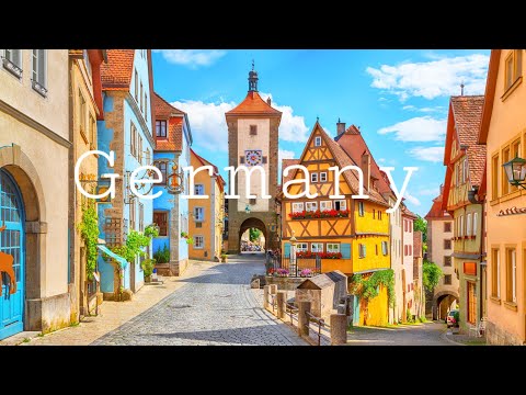Germany 4K Europe - Drone Footage - Bird's Eye View - Relaxation Film with Calming Music