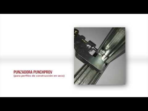 Punzonadora PROVETEC para Perfiles Durlock Knauf