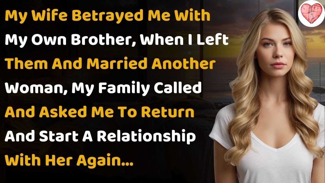 My Wife Cheated on Me with My Brother After I Left and Married Someone Else-Then My Family Turned...