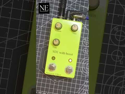 Nietoescia Effects SD1 with boost 2023 - phosphorescent yellow image 8
