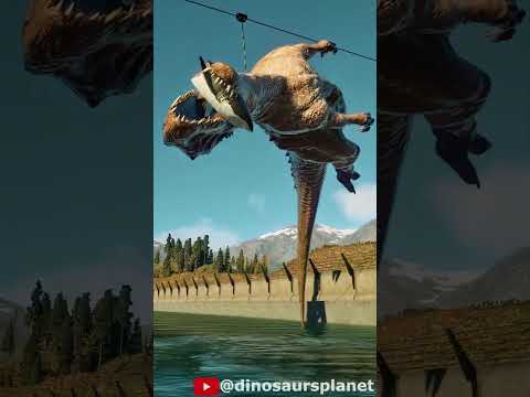Indominus Rex Goes Fishing 🦈 JWE 2 Mods