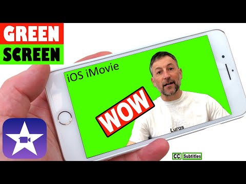 iOS iMovie Green Screen tutorial on iPhone - How to use a Green Screen on iPhone Video