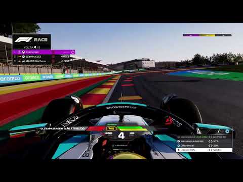 Ultrapassagem em Spa F1 24