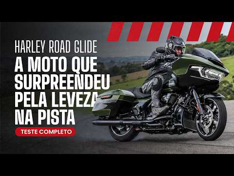 HARLEY ROAD GLIDE | A MOTO QUE SURPREENDEU PELA LEVEZA NA PISTA