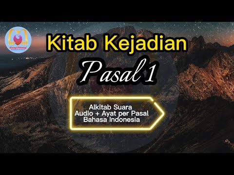 Alkitab Suara -- Kitab Kejadian Pasal 1 Audio + Ayat per pasal BAHASA INDONESIA