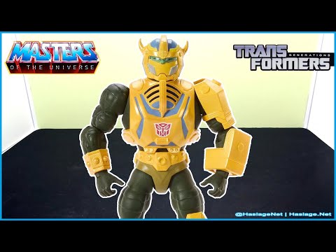 Target Exclusive! Masters of the Universe Origins X Transformers Bumblebee Armor Man-At-Arms