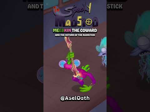 MEEBKIN on SPOOKY MANSION | My Singing Monsters #msm #animation #shorts