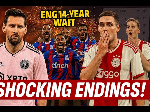 End of 164-year wait for Palace, Inter Miami lose again, Ajax’s title choke