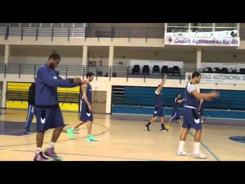 El Melilla Baloncesto prepara el importante partido ante el Cocina.com