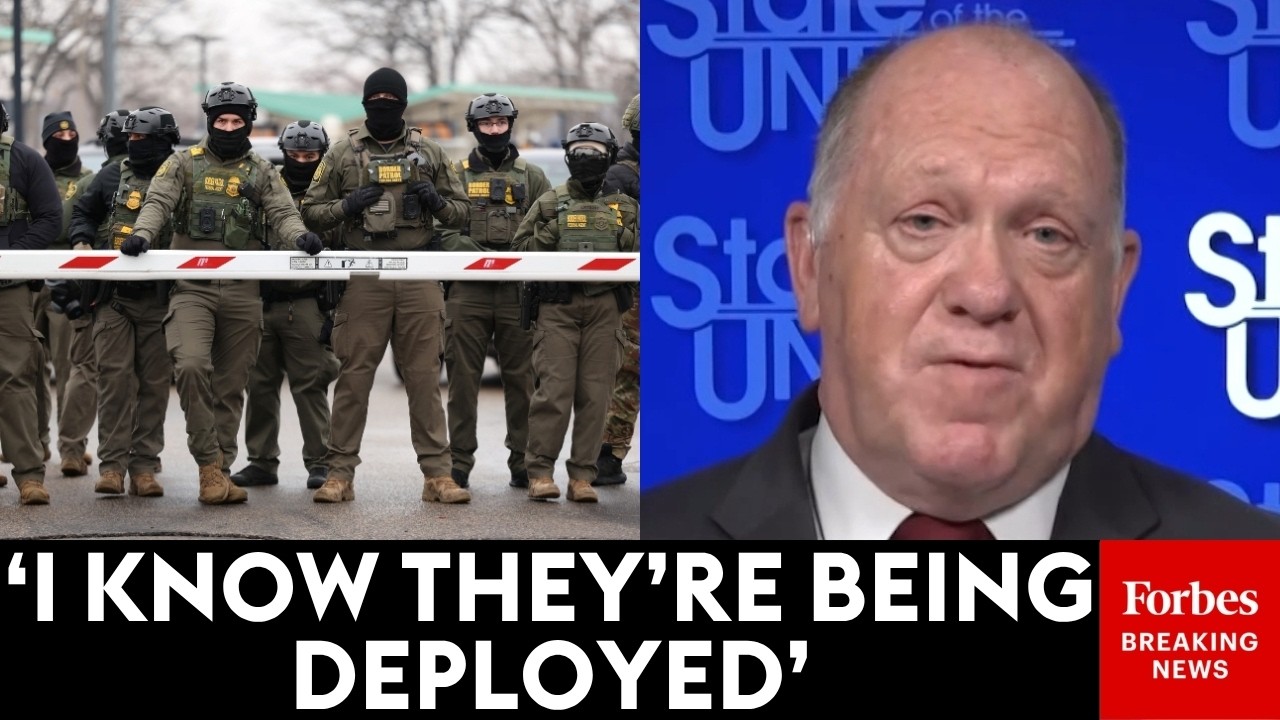 Video: Tom Homan says unsure if all ICE field officers have body cameras by Aug 31 deadline