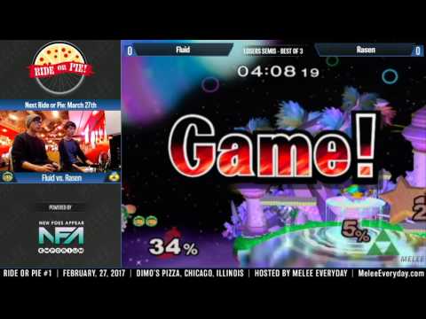 Ride or Pie 1 - Fluid (Ice Climbers) vs. Rasen (Sheik) - SSBM - Losers Semis