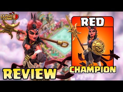 NEW Red Champion Skin Review! (Clash Of Clans)