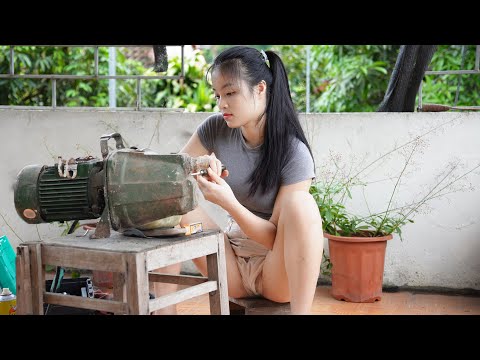 Talented 18-Year-Old Girl Repaired And Restored The Old Water Pump. Amazing!