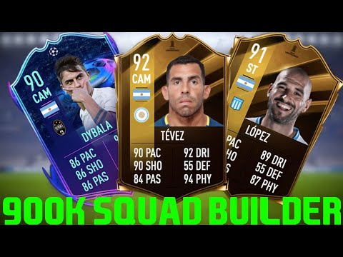 900K SQUAD BUILDER (FEAT LIBERTADORES TEVEZ AND TOTS BENTANCUR)