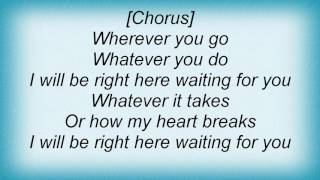 Barry Manilow - Right Here Waiting Lyrics
