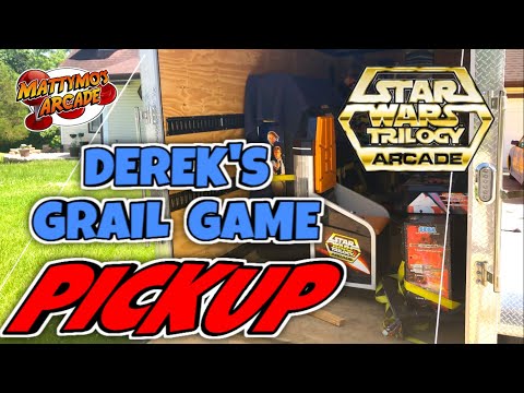 Grail Arcade Game Pickup & Tour of Mike's Arcade.