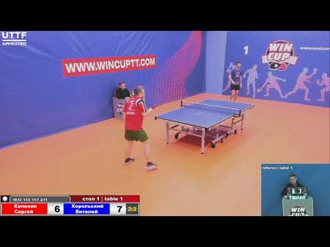 Каленик Сергей 2-3 Хорольский Виталий Турнир Восток 4 WINCUP 02.04.21 Прямая трансляция Зал1
