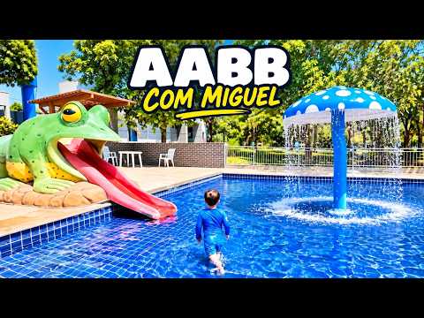 Domingo de piscina com Miguel 💦 | AABB em Itapuranga–GO