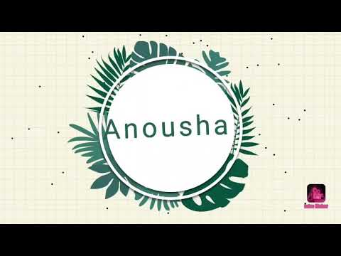 Anousha!!!!!!