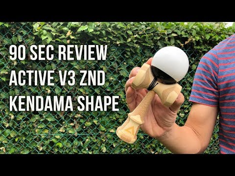 90 SECOND Kendama Reviews Episode 6: ACTIVE KENDAMA V3 ZND