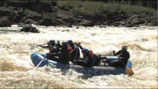preview picture of video 'Whitewater Rafting on the Magpie River Adventure, Quebec, Canada'